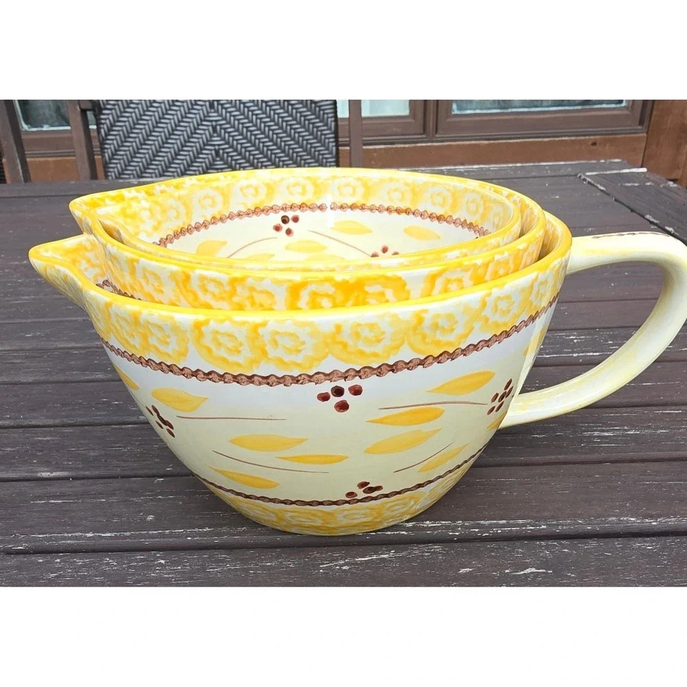 Temp-tations Old World Yellow Bakeware 10‎ Piece Set